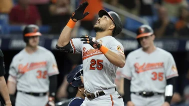 MLB: ¡Sigue el poder! Anthony Santander se la bota a los poderosos Rays (+Video)
