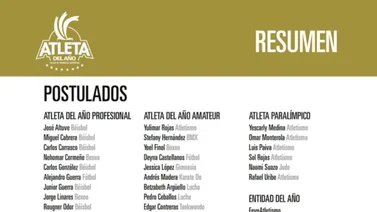 Estos son los nominados al "Atleta del Año" en Venezuela