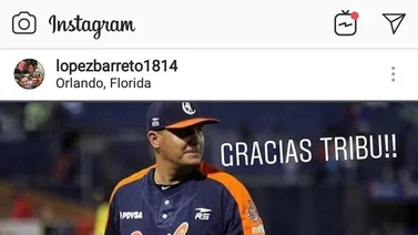 Omar López finalizó su ciclo como mánager de Caribes