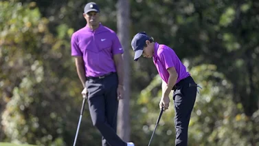 Hijo de Tiger Woods debutó en un torneo transmitido por TV