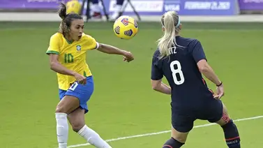 Estados Unidos batió a Brasil en Copa SheBelieves Estados Unidos batió a Brasil en Copa SheBelieves