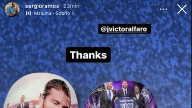 Sergio Ramos presume su 'Champions' con el PSG