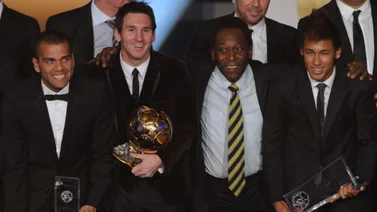 Pelé considera merecido el septimo Balón de Oro de Messi