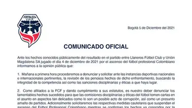 En Colombia se asoma un señor amaño: un gol se vuelve asunto de Estado En Colombia se asoma un señor amaño: un gol se vuelve asunto de Estado
