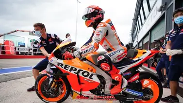 Marc Márquez vuelve a montarse en una Moto GP Marc Márquez vuelve a montarse en una Moto GP