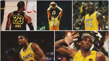 NBA: Estos son los 5 mejores jugadores de la historia en los Lakers NBA: Estos son los 5 mejores jugadores de la historia en los Lakers