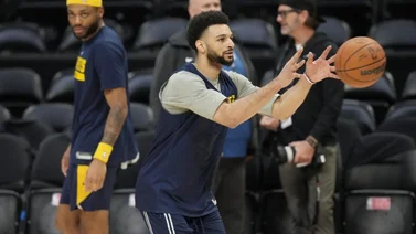 NBA: ¿En duda para primer partido? Jamal Murray entrenó con hielo en la rodilla (+VIDEO)