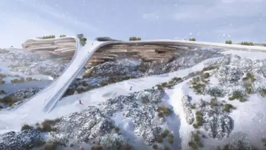 Mira la impactante pista de esquí que está construyendo Arabia Saudí (+VIDEO)