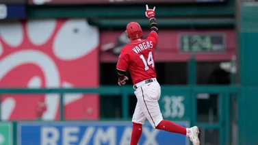 MLB: Ildemaro Vargas da la cara por los Nacionales (+ Video)