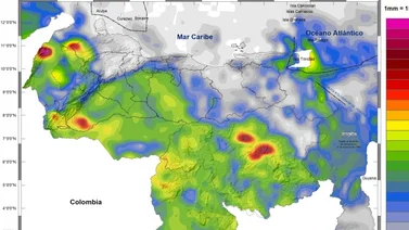 INAMEH reporta fuertes lluvias con descargas eléctricas para este lunes 5 de junio
