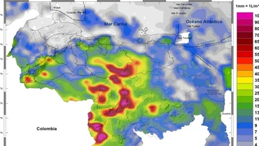 INAMEH informa ráfagas de vientos y descargas eléctricas para este 6 de junio de 2023