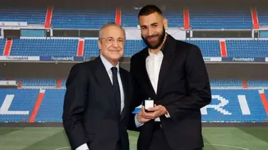 Florentino Pérez en despedida a Karim Benzema: "Tu leyenda durará para siempre" Florentino Pérez en despedida a Karim Benzema: "Tu leyenda durará para siempre"