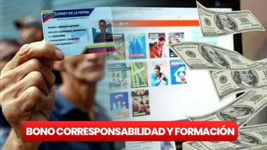 Llegó el platero con el Bono de Corresponsabilidad y Formación