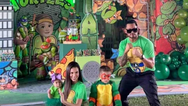 Arán de las Casas y Rosmeri Marval armaron tremendo bonche por el cumpleaños de su hijo