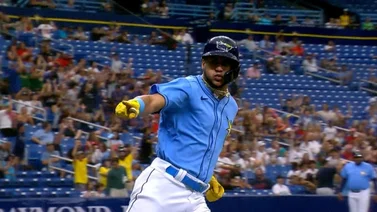 Uno más: José Siri la mandó a volar con los Rays de Tampa Bay