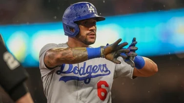 MLB:¡Al rescate! David Peralta apareció como emergente y la mandó lejos (+Video)