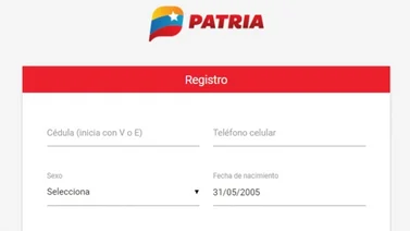Estos son los pasos para registrarte en el Sistema Patria por primera vez