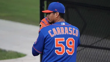 MLB: Carlos Carrasco se quedó corto en otra presentación con los Mets