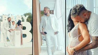 Neymar y su novia botan la casa por la ventana al revelar el sexo de su futuro bebé