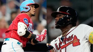 MLB: Luis Arráez y Ronald Acuña Jr., dos polos opuestos en la caja de bateo (+Gráficos)