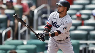MLB: ¿Cómo le fue a Luis Arráez ante los Bravos de Ronald Acuña Jr.? (+Numeritos)