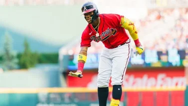 Ronald Acuña: "Estoy feliz por la forma en la que se está desarrollando la campaña para mí y para el equipo" (+declaraciones)