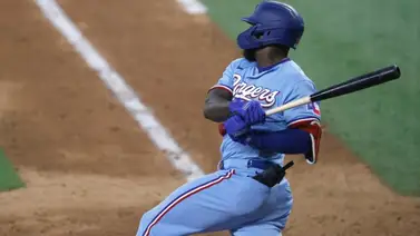 MLB: Adolis García sacó su vigésima tercera pelota del año MLB: Adolis García sacó su vigésima tercera pelota del año