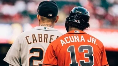 MLB: Esto fue lo que dijo bastante emocionado Ronald Acuña sobre Miguel Cabrera (+Video)