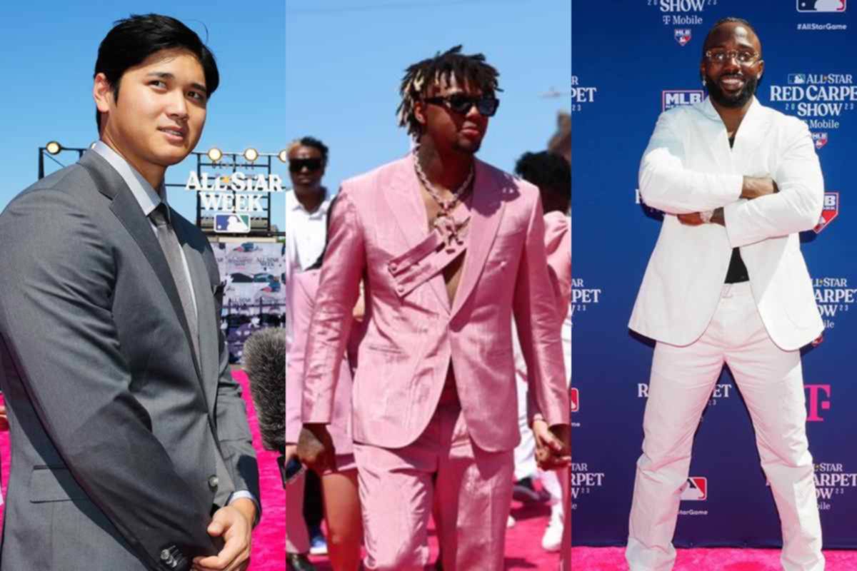 Que elegancia la de Francia! Así llegaron estos peloteros a la alfombra roja del Juego de las Estrellas 2023