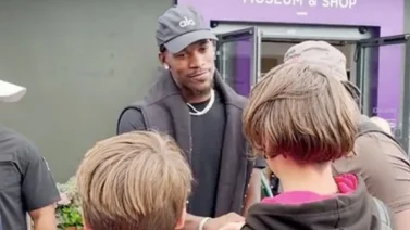 Jimmy Butler está presente en Londres para disfrutar de Wimbledon
