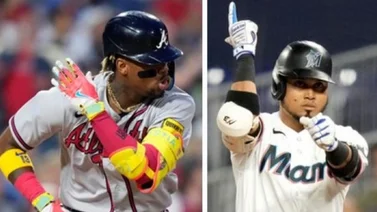 MLB: Marlins de Arráez superan en este renglón a los Bravos de Acuña Jr.