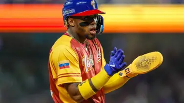 Ronald Acuña Jr. escala alto tras el Clásico Mundial de Beisbol 2023 Ronald Acuña Jr. escala alto tras el Clásico Mundial de Beisbol 2023