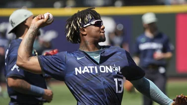 MLB: ¡Lanzallamas! Ronald Acuña Jr. tiene el brazo más potente entre los jardineros derechos