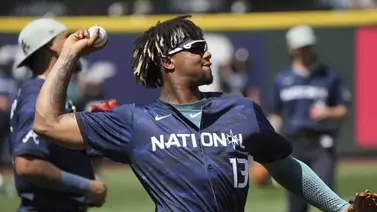 MLB: ¡Lanzallamas! Ronald Acuña Jr. tiene el brazo más potente entre los jardineros derechos MLB: ¡Lanzallamas! Ronald Acuña Jr. tiene el brazo más potente entre los jardineros derechos