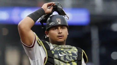 MLB: Gabriel Moreno sigue sorprendiendo con su buena defensa (+Video)