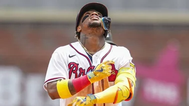 MLB: Ronald Acuña Jr. estafa la base 43 de la temporada (+Video)
