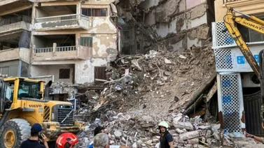 Derrumbe de un edificio en Egipto deja al menos 9 fallecidos