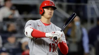 MLB: Shohei Ohtani tuvo que abandonar el juego ante Detroit (+Video)