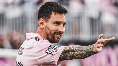 Este es el significado detrás de la nueva celebración de Messi