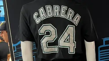 MLB: Marlins sacan a la venta una camisa en honor a Miguel Cabrera MLB: Marlins sacan a la venta una camisa en honor a Miguel Cabrera