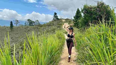 Camila Canabal aprovecha su estadía en Venezuela para subir El Ávila