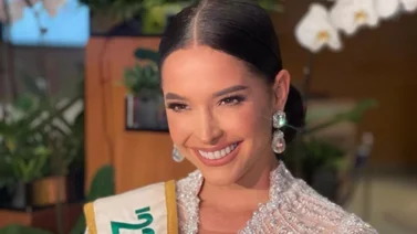 La Miss Internacional Andrea Rubio llegó cautivando miradas y a la prensa en Filipinas (+Video)