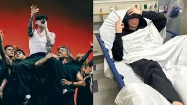 Peso Pluma reaparece en muletas y preocupa a sus fans ¿Cómo avanza la recuperación? Peso Pluma reaparece en muletas y preocupa a sus fans ¿Cómo avanza la recuperación?