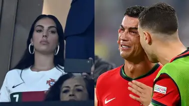 Así fue la reacción de Georgina Rodríguez, novia de Cristiano Ronaldo tras fallar el penal contra Eslovenia Así fue la reacción de Georgina Rodríguez, novia de Cristiano Ronaldo tras fallar el penal contra Eslovenia