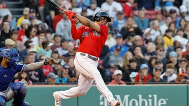 MLB: ¡Clase de palo! Así fue el enorme jonrón de Rafael Devers ante Yankees