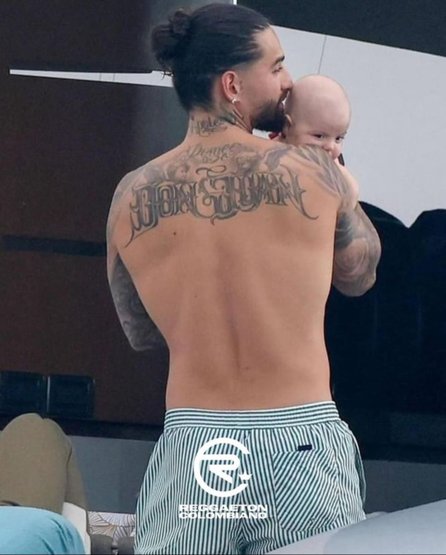 Paparazzi filtra imágenes de la carita de París, la hija de Maluma ¿A quién se parece?