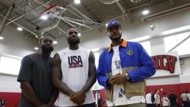 ¡Increíble! Este es el quinteto ideal del Team USA para Carmelo Anthony