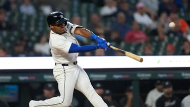 MLB: Andy Ibáñez intenta salvar la salida de Keider Montero ante los Dodgers (+Video)
