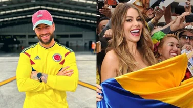 Maluma y Sofía Vergara con las emociones a flor de Piel por la final de la Copa América: "Vamos Colombia"