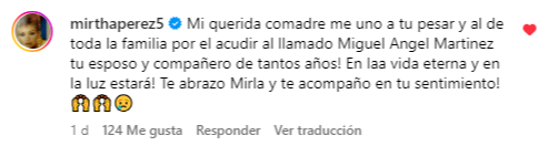 Oleada de condolencias y mensajes a Mirla Castellanos por la muerte de su amado esposo "El gallego"